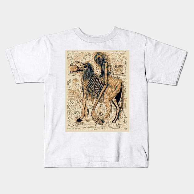 Nuckelavee - Wilting Kids T-Shirt by Ballyraven